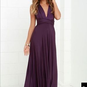 Lulu’s always stunning convertible maxi dress